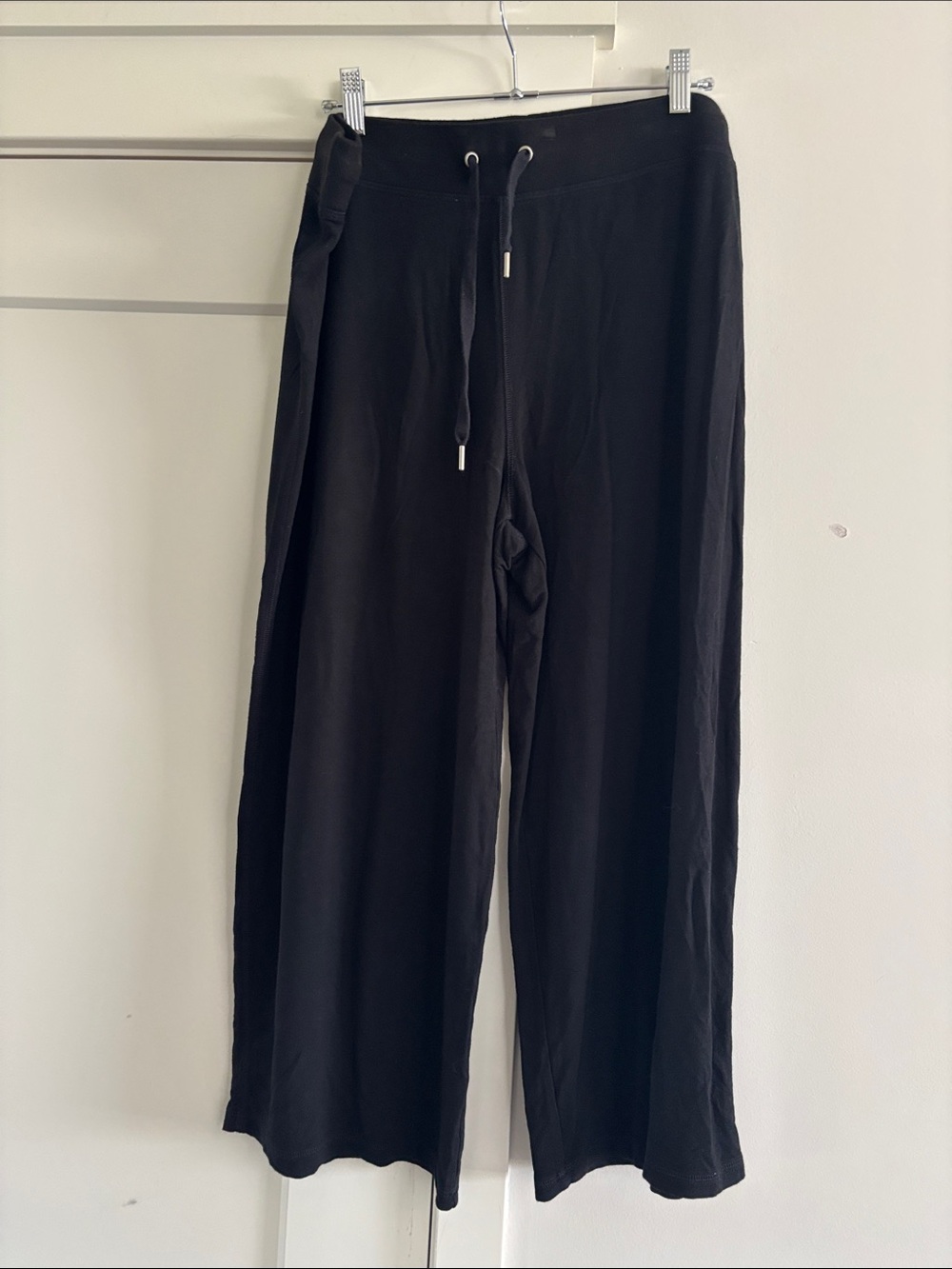 Liz Claiborne Black Wide-Leg Drawstring Sweatpants